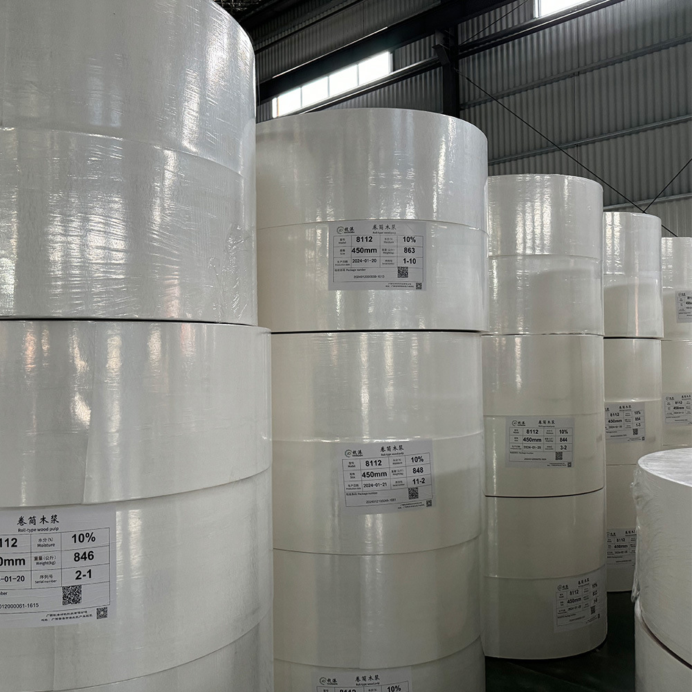 Флафф-пулпа, отечественная необработанная рулонная флафф-пулпа, флафф-пулпа в наличии, Гуанси Ханган