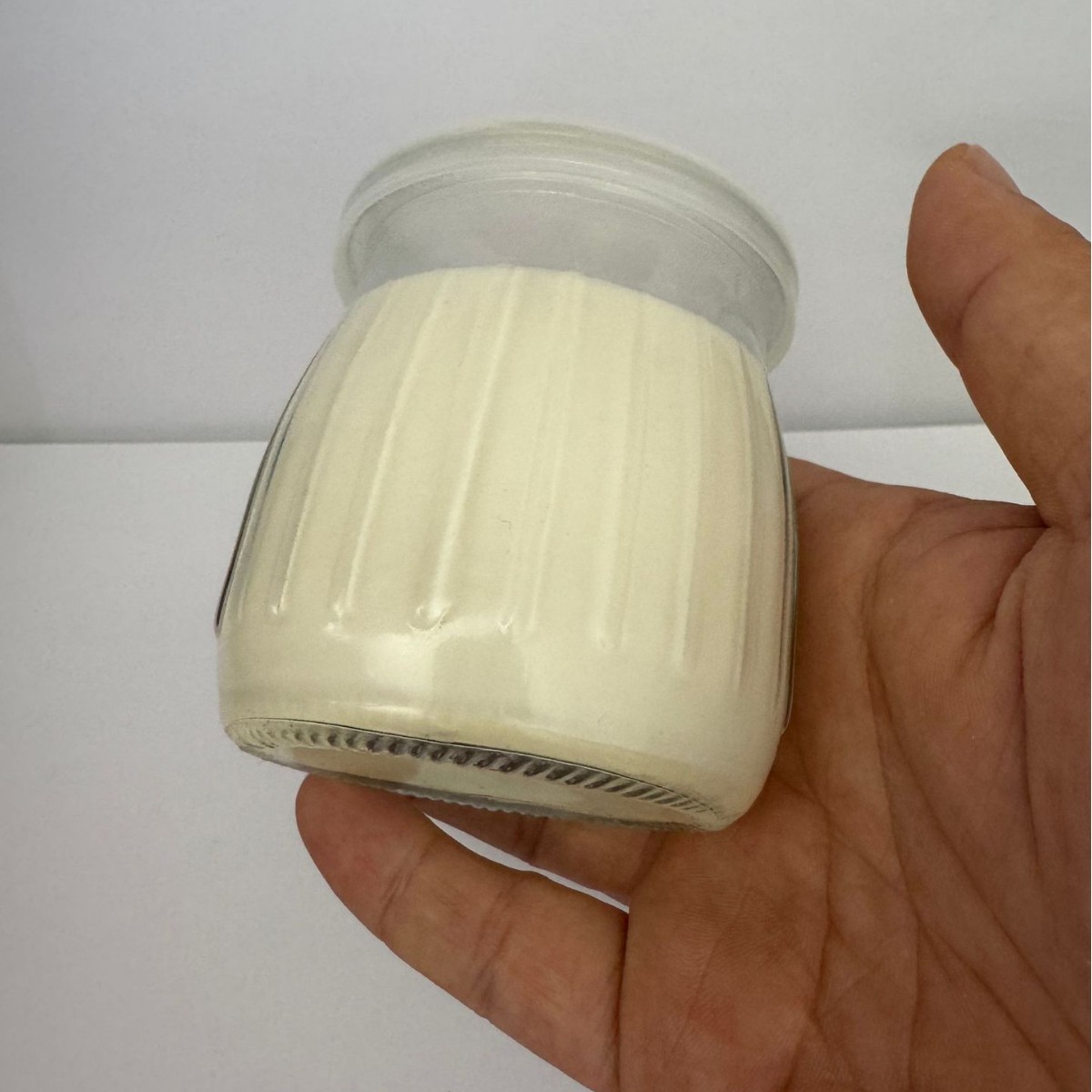 Sealed Glass Pudding Cup 160ml Double-Layer Yogurt Jar Double-Layer Yogurt Bottle 200ml High-Transparency Glass Bottle