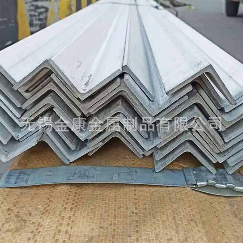 304/316/321 Stainless Steel Angle Steel, Equal-Sided Triangular Steel Angle Iron, L-Shaped Steel Supports Punching and Welding, Customized According to Drawings