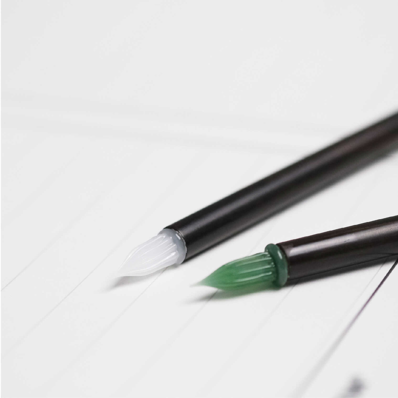 Fanyantan Fangyangtan Wooden Pole Dip Pen Color Ink Test Color Glass Pen Handmade Polished Log Pen