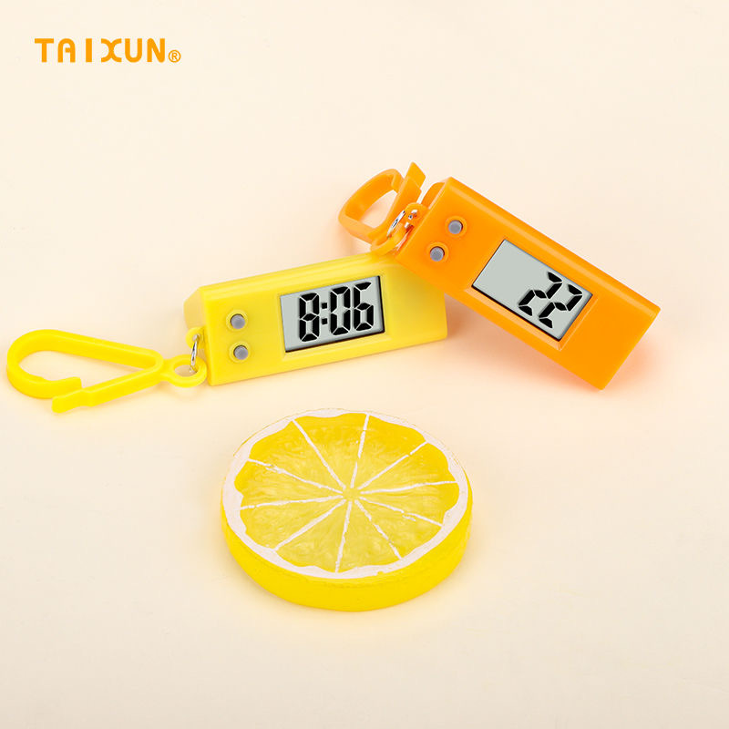 Small Wholesale Student Keychain Watch Promotion Taobao Gift Backpack Elliptical Electronic Watch Hanging Watch Hanging Watch