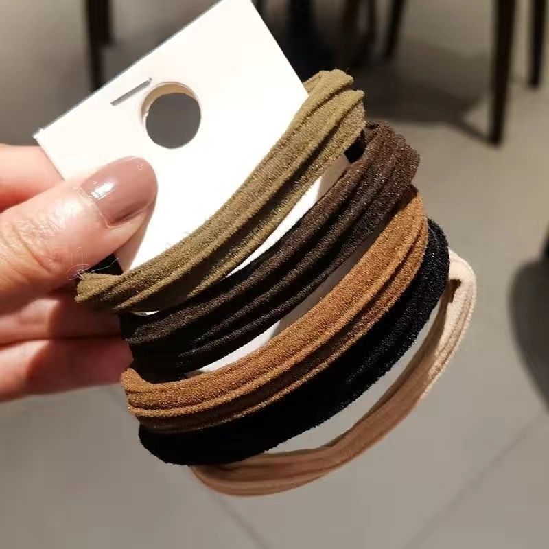 Korean Style Hair Band Thick High Elastic Headband Hair Accessories Rubber Band Ins High-Looking Women's Hair Tie
