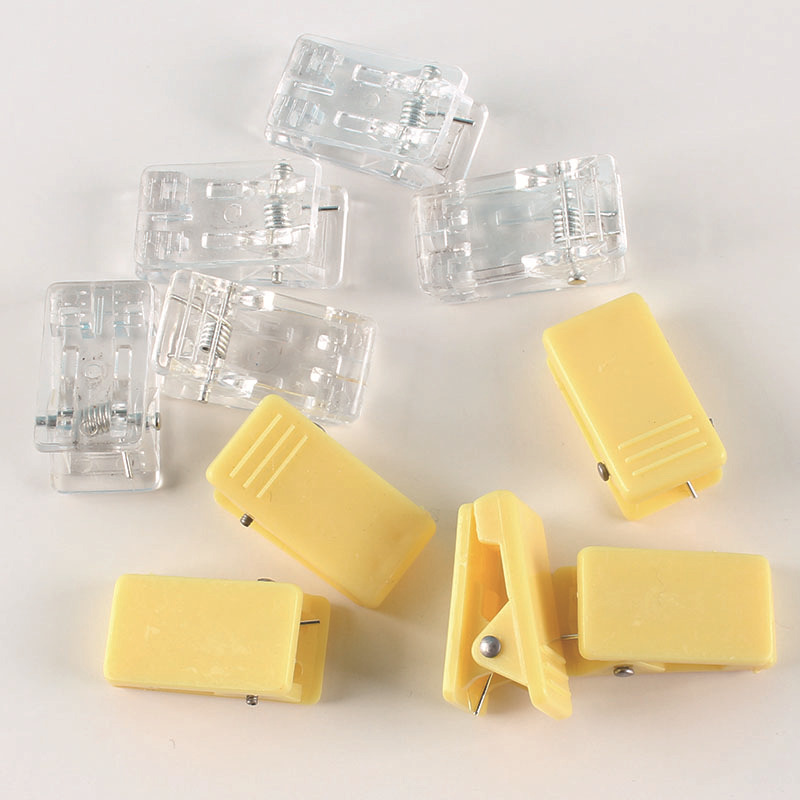 Plastic Chest Card Holder Certificate Chest Card Holder Brand Transparent Spring Clip