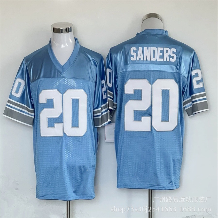 Retro N/Fl Rugby Uniform Crow Lion Packaging Worker Denim Red Leather Chief Team Rugby Uniform Embroider