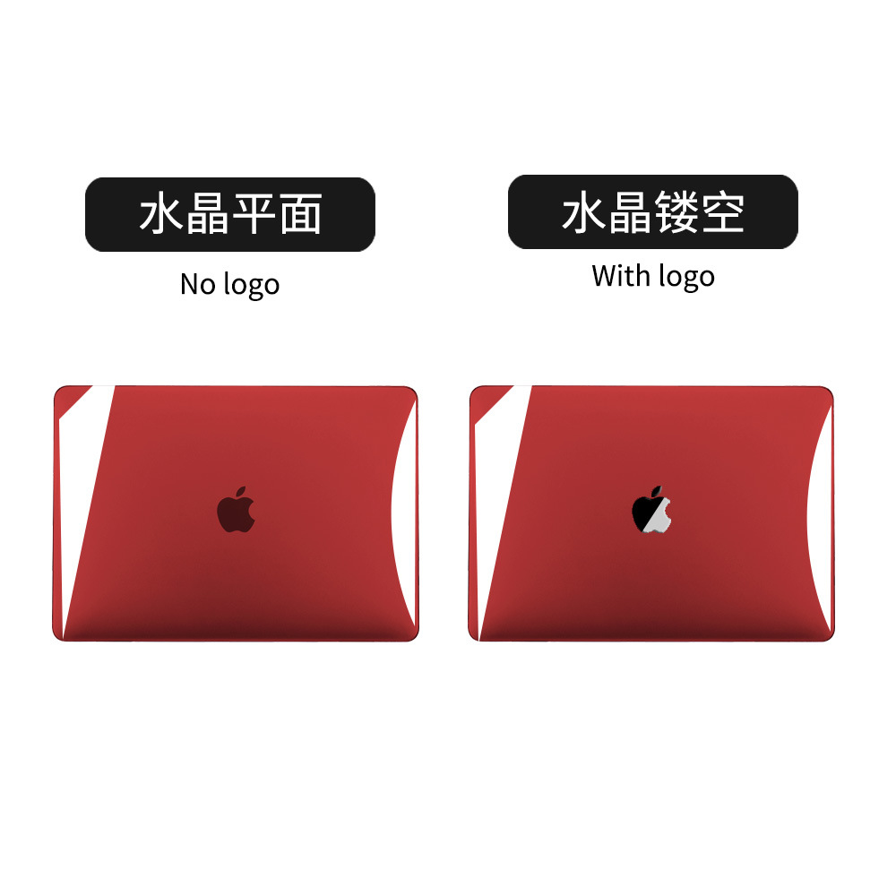 For Apple laptop protective case MacBook protective case crystal transparent protective case material processing 4
