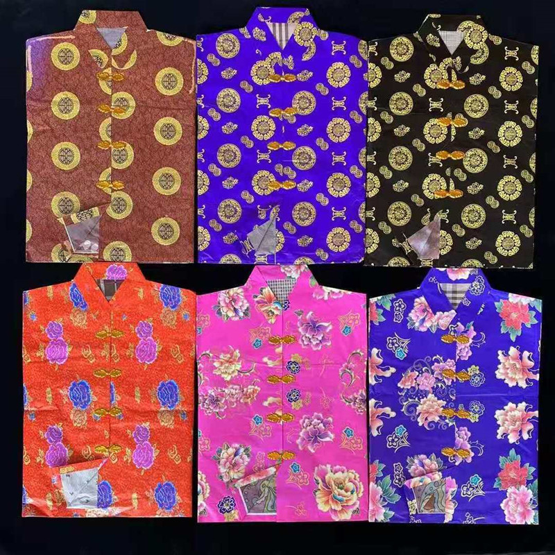 Sacrificial supplies cold clothes Festival 12-piece set men's and women's paper clothes cold clothes set 11 Qingming burn paper on the grave wholesale