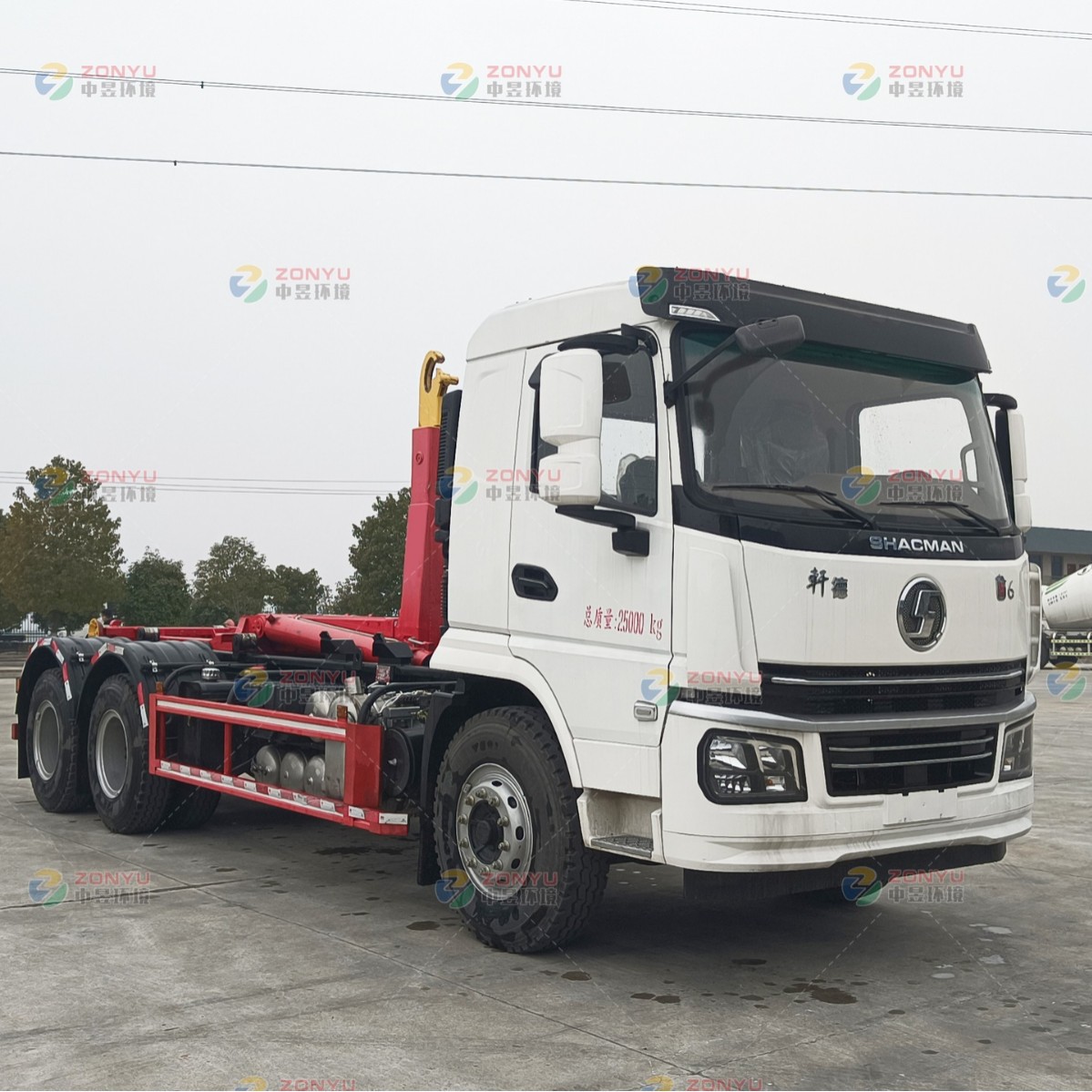 Съемный грузовик для мусора Shaanxi Automobile, производитель съемных грузовиков с крюковым механизмом