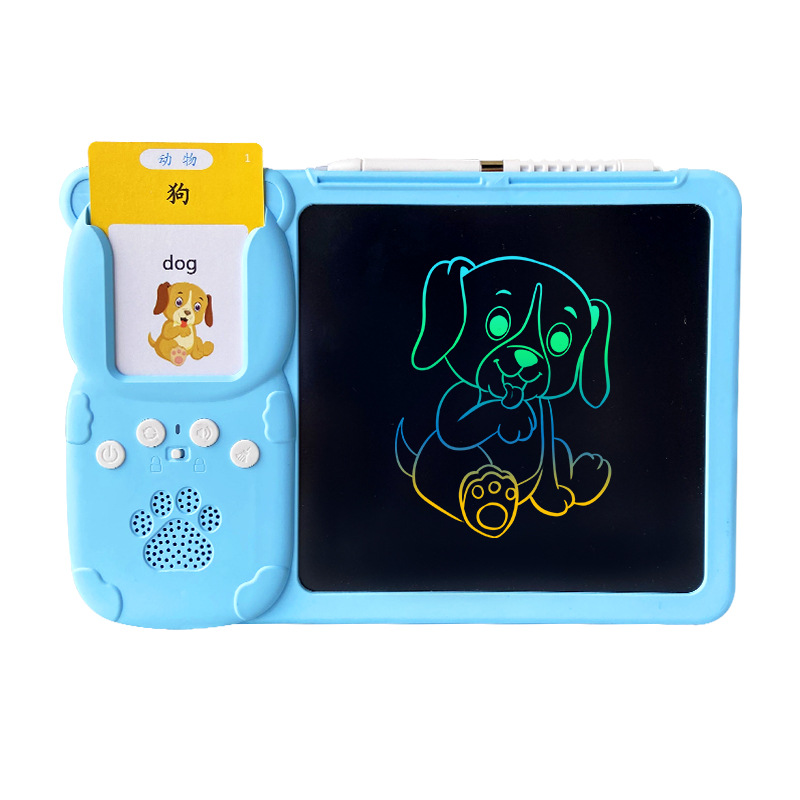 Cross-border children's LCD handwriting board Amazon card painting machine card graffiti drawing board puzzle all-in-one machine
