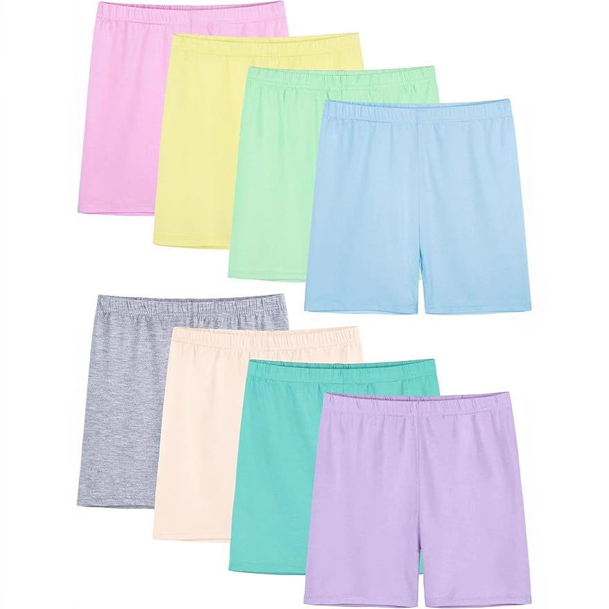 Girls Dance Shorts Toddler Bicycle Biker Security Pants Children's Insurance Pants Multicolor Girls Clothing Cross-Border