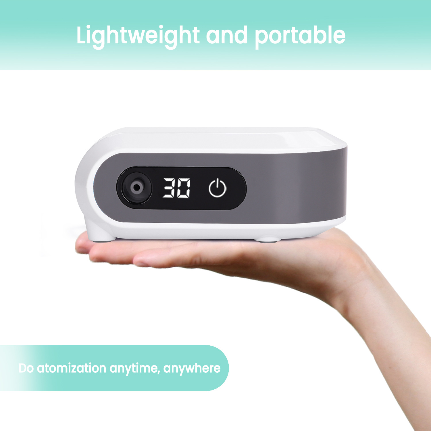 New smart atomizer with screen display timing function home adult children atomizer desktop