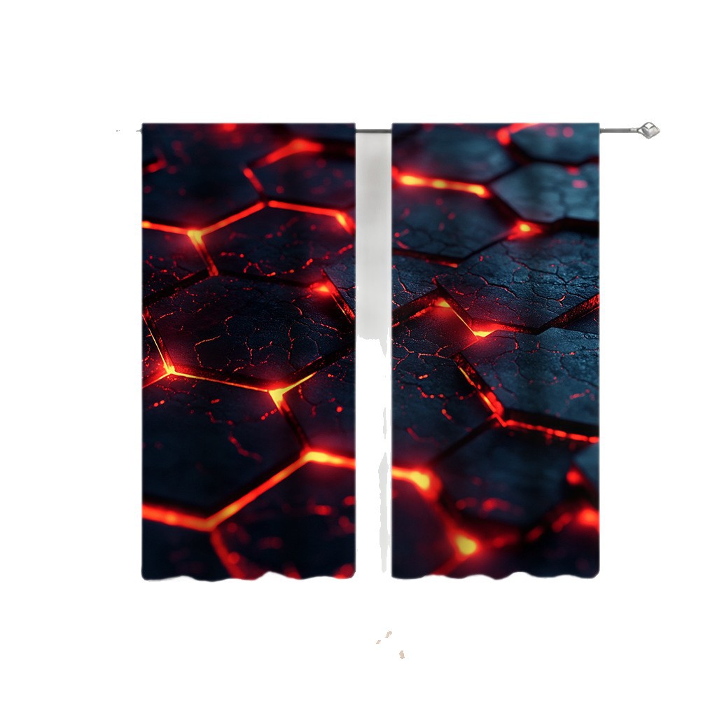 Support Jit Delivery, Cross-Border Exclusive Factory Direct Sales, Fastest 24 Hours, Digital Printing Processing of Curtains and Screens