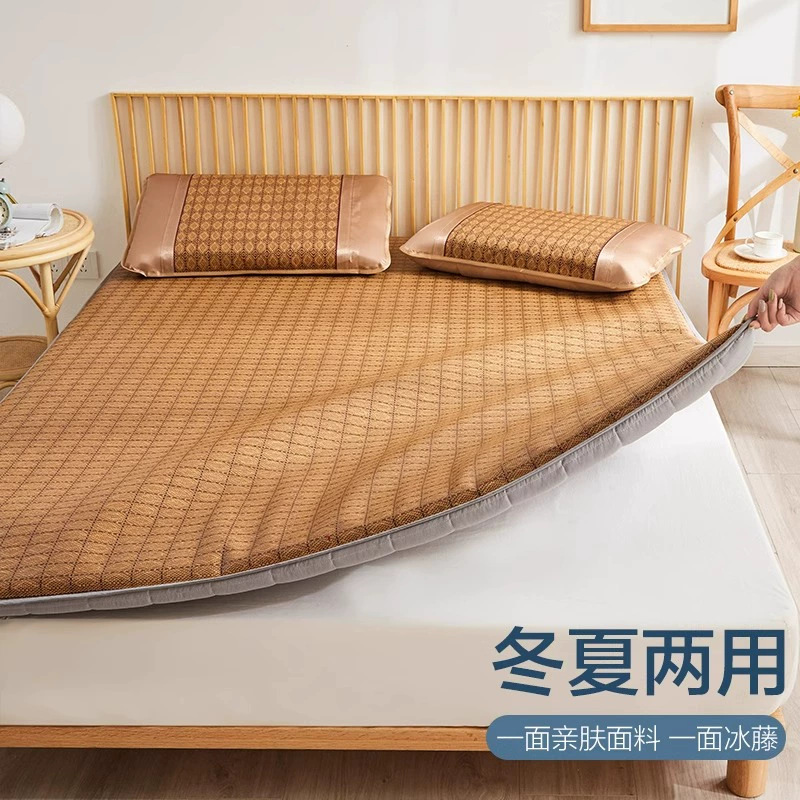 Tatami Summer Ice Silk Mat Mat Cushion Student Dormitory Single Winter and Summer Dual-Use Folding Thin Household