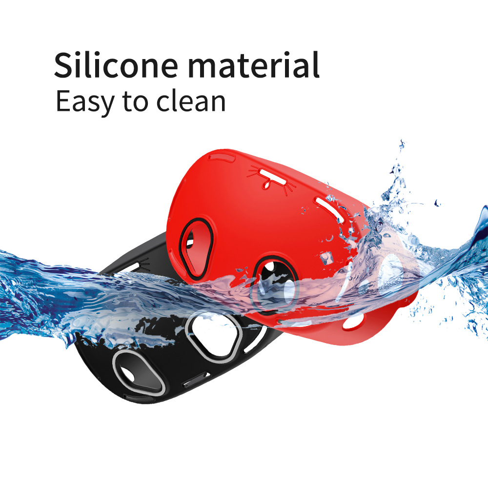 New Model Suitable for Meta Quest3S Host Set Vr Game Silicone Protective Cover Face Anti-Slip Eye Mask Vr Accessories