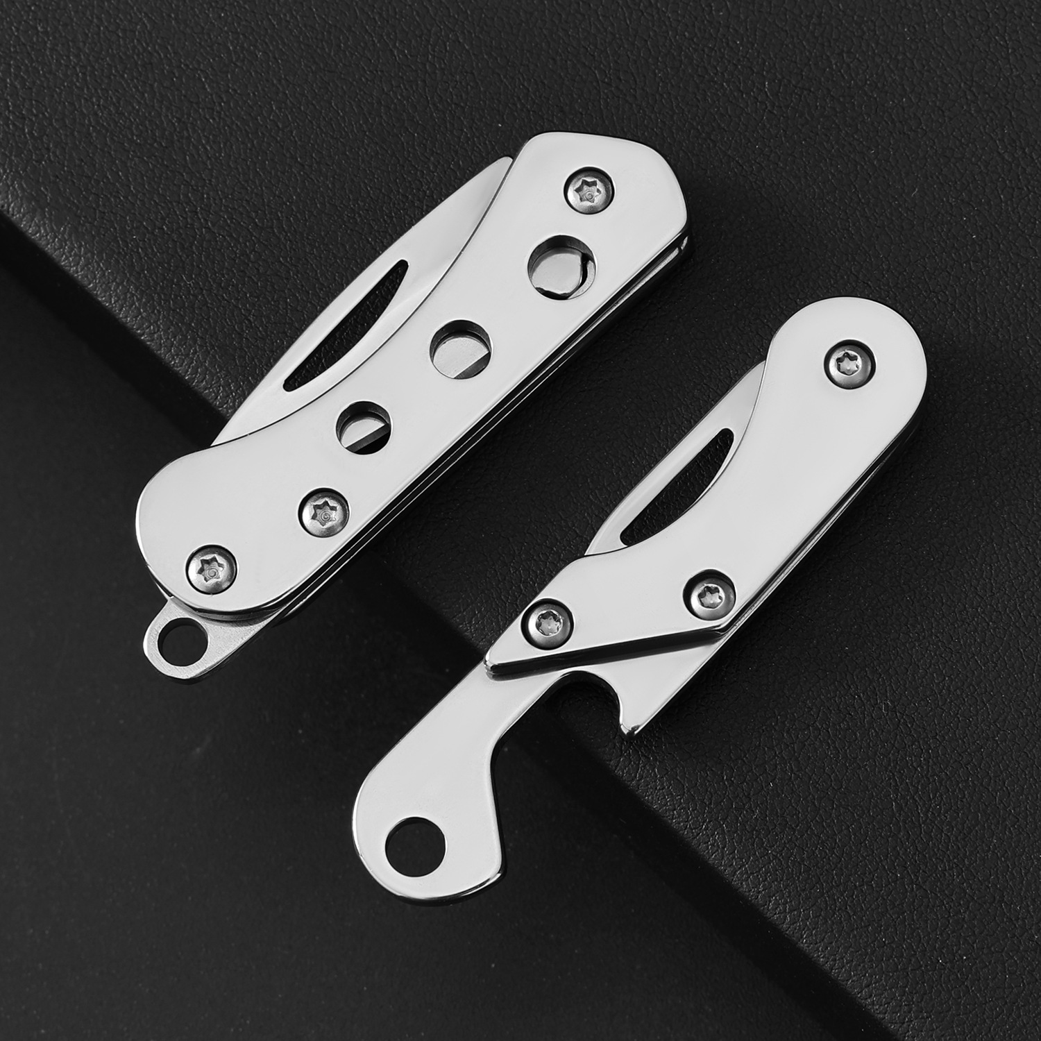 Cross-border Thickened Outdoor Folding Knife Portable Mini Express Knife Stainless Steel Camping Knife Household Fruit Knife