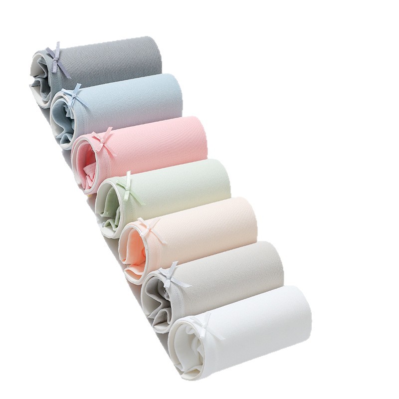 Mianyun~1284 Newly Upgraded Enlarged Version Pure Cotton Comfortable Breathable Pure Color Crotch 10A Antibacterial Wholesale