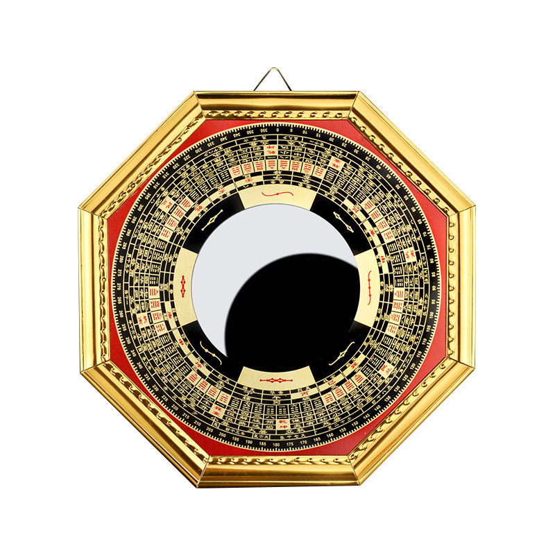 Compass Bagua Mirror Pendant Convex Mirror Concave Mirror Home Door Phnom Penh Glass Mirror Ornaments Crafts Factory Wholesale