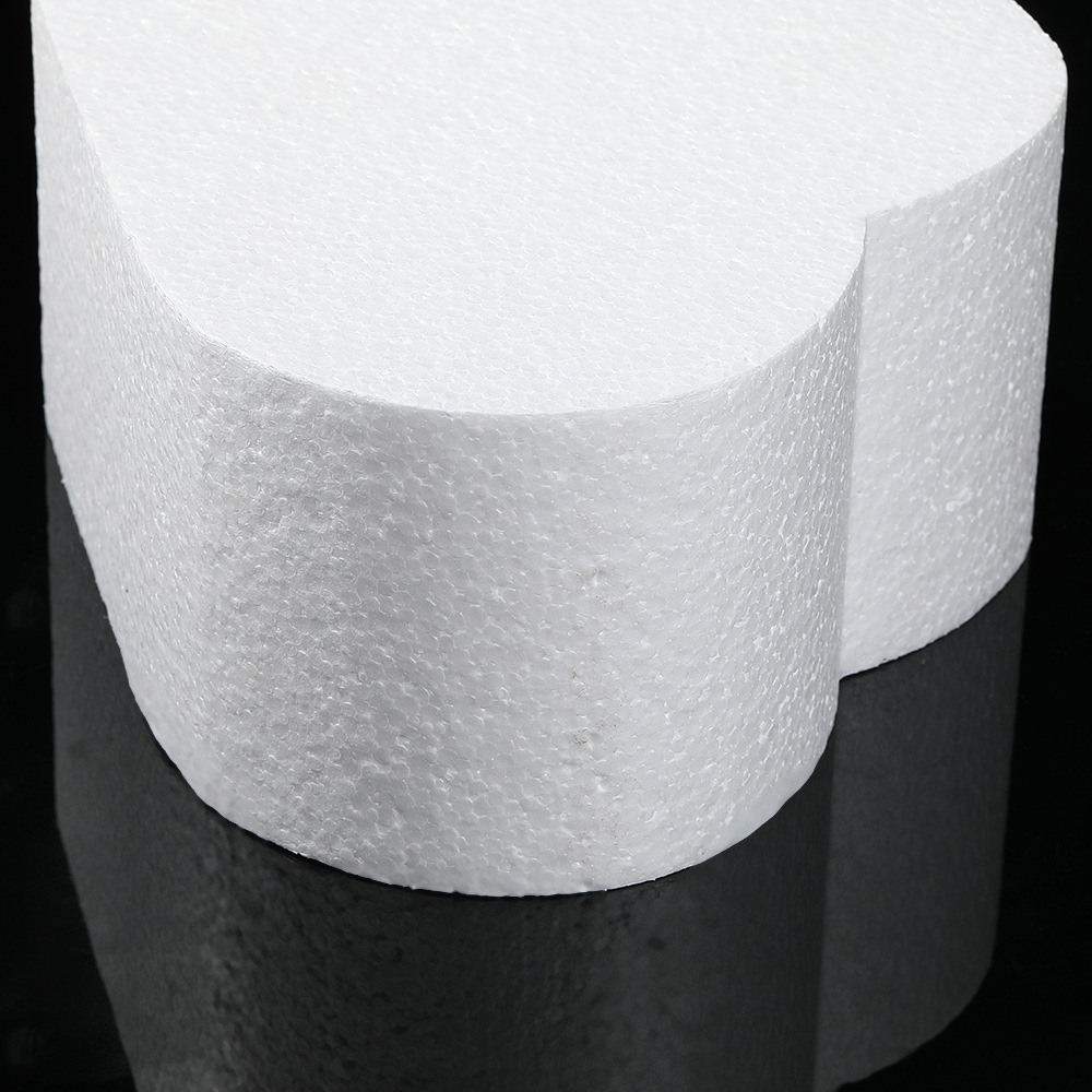 Eps Foam Valentine's Day Holiday Heart Gift Box Decoration Lining Wedding Decoration High Density Heart Foam Wholesale