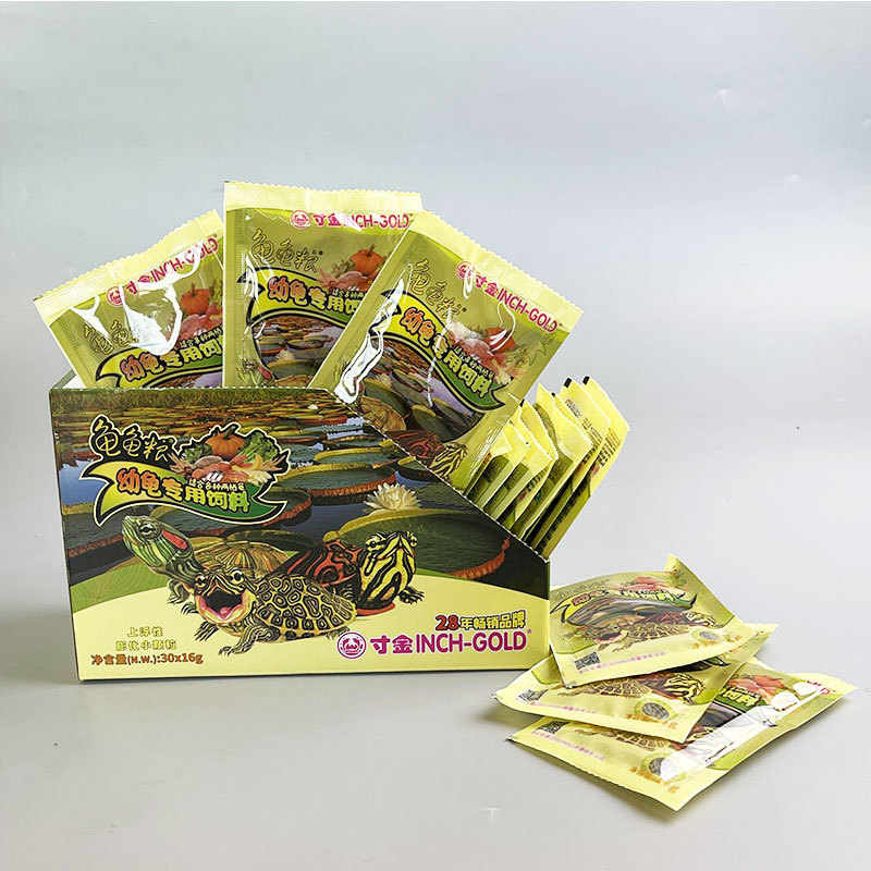 Inch Golden Turtle Food Small Bag Open Turtle Grass-Eating Turtle Brazilian Turtle Semi-Aquatic Turtle Hatchling Universal Turtle Feed Shrimp Dried Turtle Food