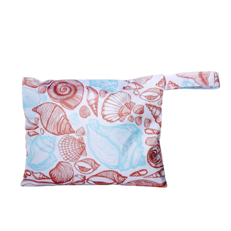 14*18 Washable Diaper Bag Waterproof Breathable Storage Bag Cosmetics Mother and Baby Supplies Sanitary Napkin Storage Bag