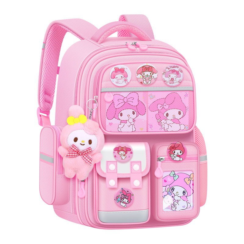 Kulomi Schoolbag Primary School Grade 126 Girl Cartoon Ridge Protection for 6-12 Years Old Children Backpack