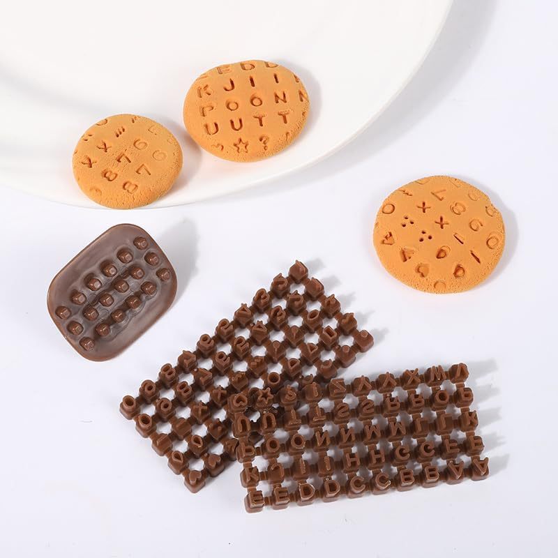 Alphanumeric Symbol Biscuit Press Stamp Mold Stamp Stamp Mold Cake Decoration Baking Tools DIY