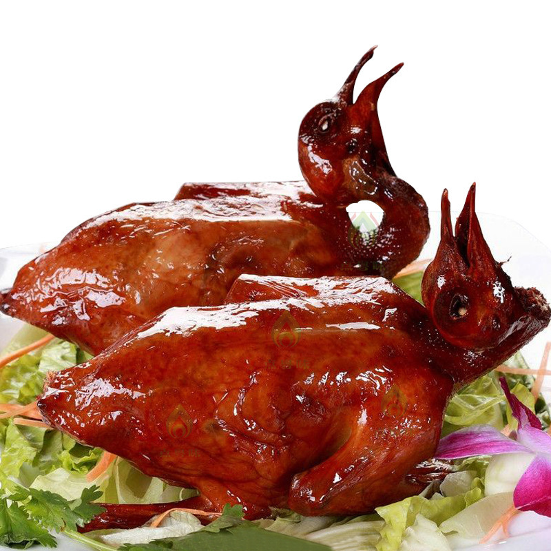 Cantonese-Style Crispy Young Pigeon Semi-Finished Frozen Quick-Frozen Marinated Braised Juicy Young Pigeon for Restaurants and Hotels in Stock