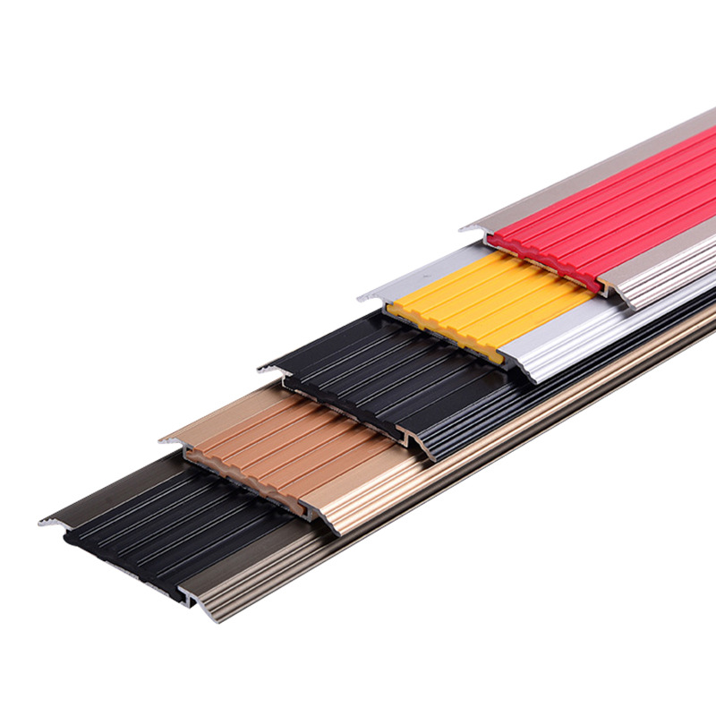 Aluminum Alloy edge banding stair anti-slip strip stair edge banding stair buckle stair edge banding non-slip closing strip