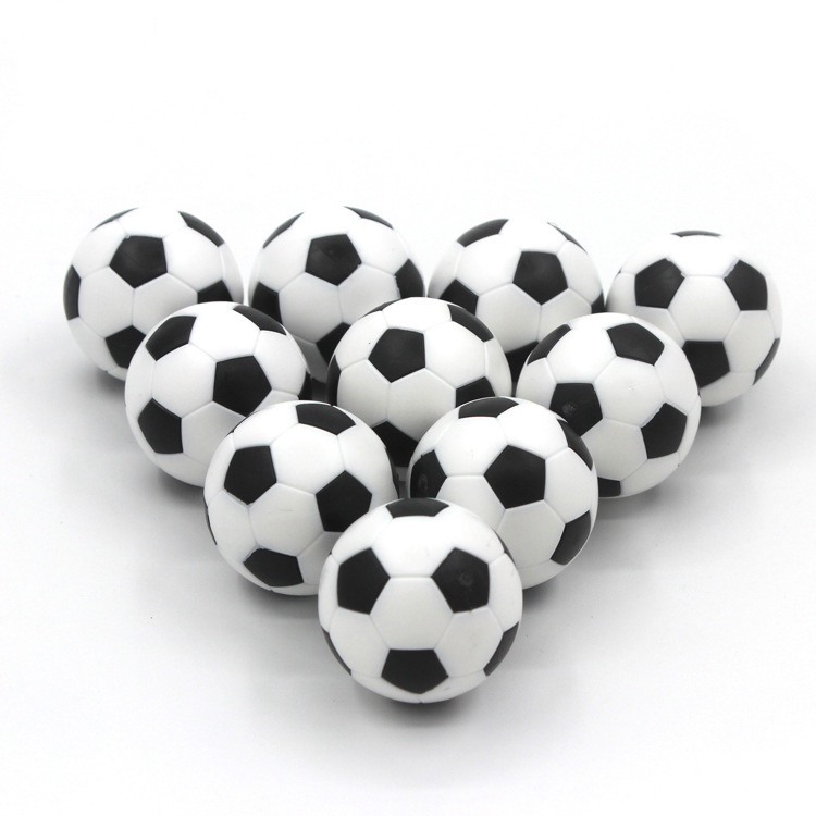 Desktop Football Machine Accessories Diameter 32mm Football 10 Pcs/Pack Black and White Football