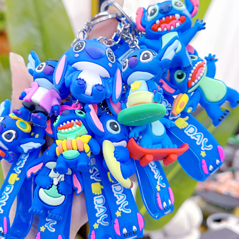 Ключница с аниме-подвеской, милый брелок, слепая коробка, модный игрушечный брелок, маленький подарок