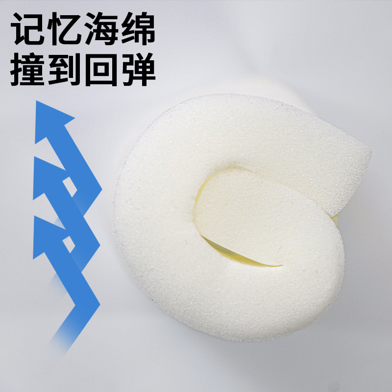 Electric motorcycle front child seat anti-collision head protection pad thickened sponge battery car baby anti-collision head pad