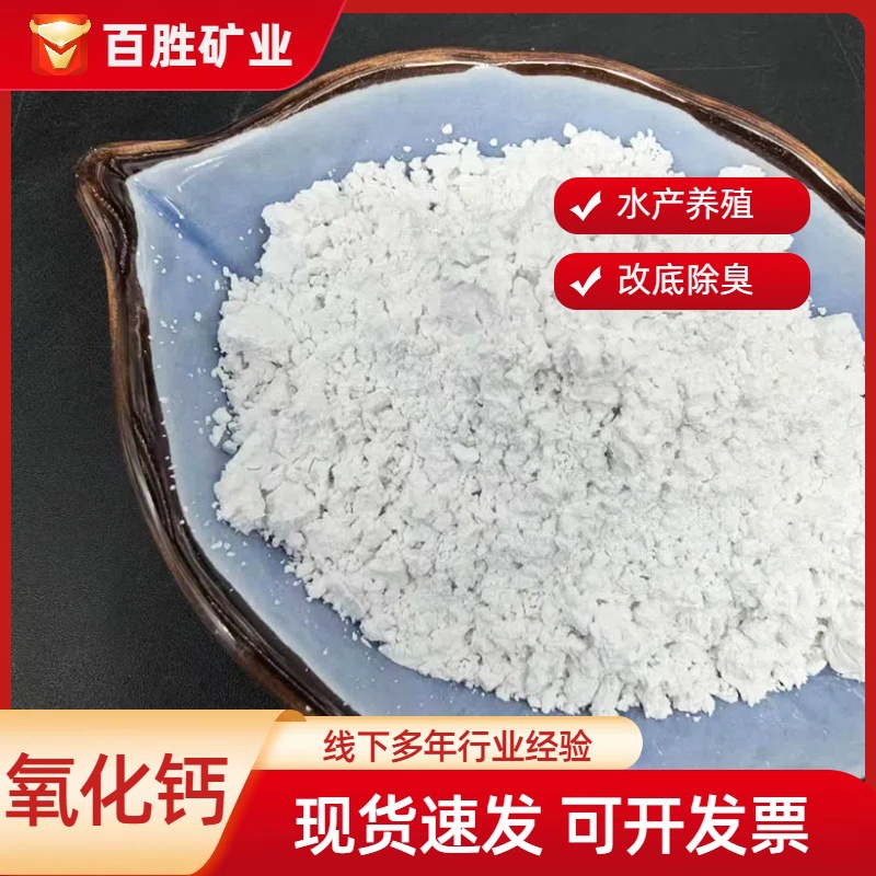 Wholesale Calcium Oxide High Activity Calcium Hydroxide Industrial Grade Desulfurization Sewage Treatment Pond Disinfection Quicklime Powder