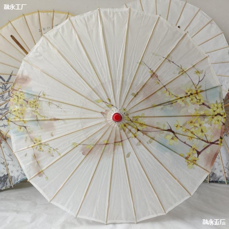 Зонт из масляной бумаги с каменной бочкой, водо- и солнцезащитный, для женщин, древний стиль, реквизит для классического танца, зонт для показа чонгсема, тунговое масло