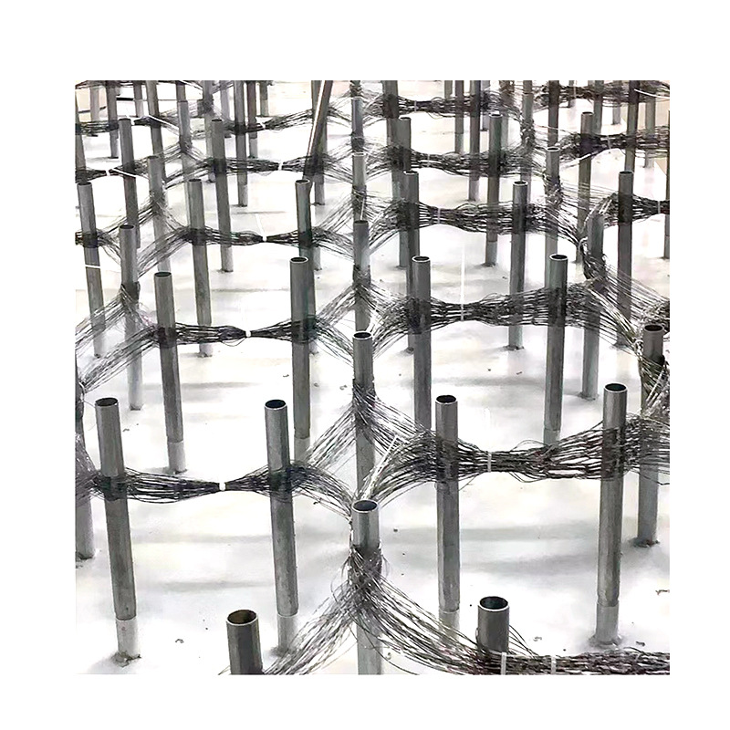 Tank Track Wire-Wrapped Border Protection Net, Movable Infantry Armor Interception Track Net, Tank Net