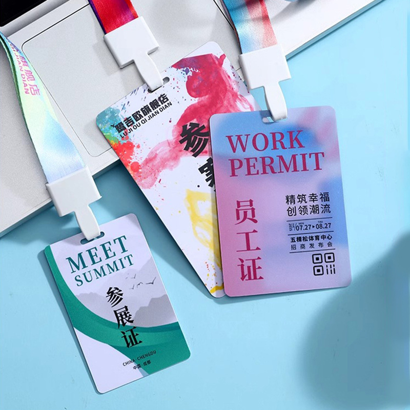 Pvc Name Tags, Portrait Cards, Badge Cards, Participation Certificates, Work Badges/Employee Id Cards, Guest Certificates, Work Certificates, Essential for Exhibitions