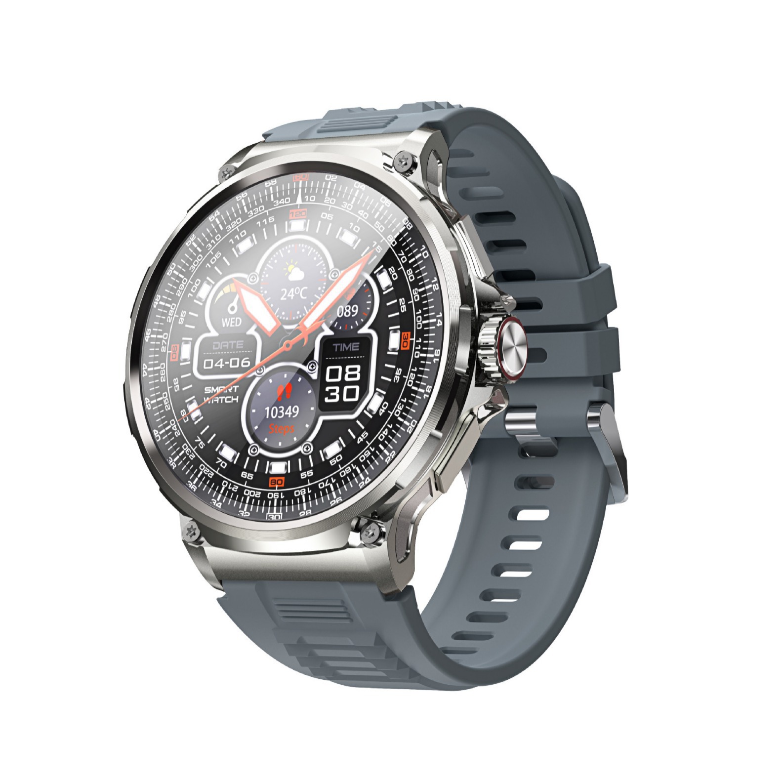 Cross-border V69 smart watch 1.85 inch Bluetooth call large screen heart rate blood oxygen multi-sports waterproof smart watch