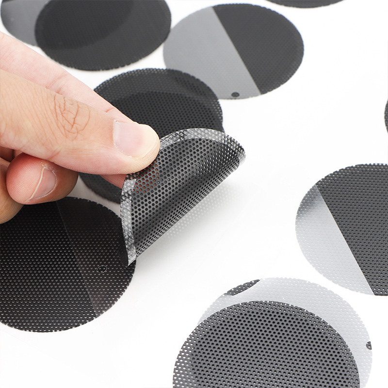 Horn Dust-proof Mesh Speaker PVC Mesh Horn Dust-proof Sticker Waterproof Breathable Sound Mesh Custom Processing Dust-proof Sticker