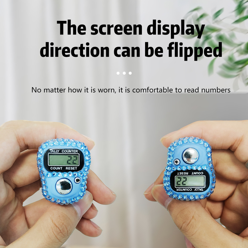 1011K General Diamond Ring Counter Ring Mini Counter People Flow Counter Single Card Installation