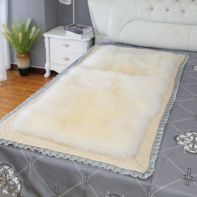 Матрас из овечьей кожи с интегрированным мехом, утолщенный для кемпинга, подходит для односпальных и двуспальных кроватей, матрас для студентов в общежитии, складной для домашнего использования