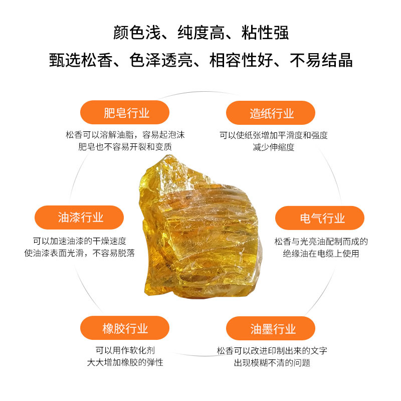 Factory Wholesale Industrial Grade Rosin Flux Rosin Adhesive Flux Domestic Animal Hair Removal Paint Soap Rosin Block