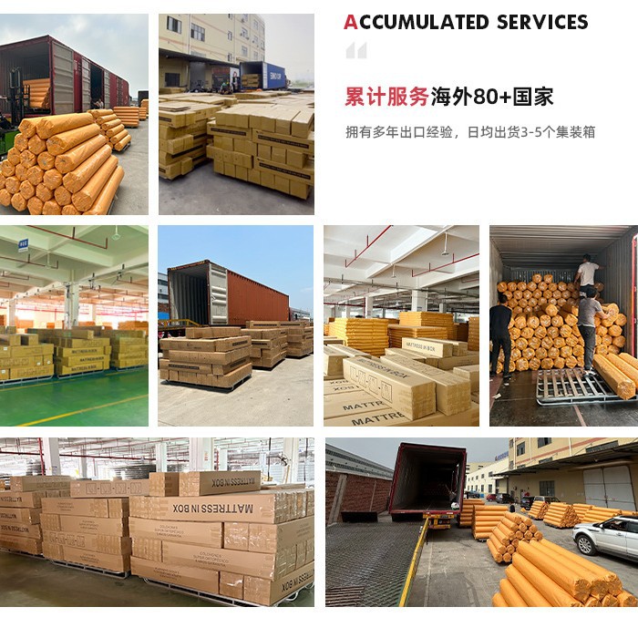 Cross-Border Memory Foam Pocket Spring Mattress with Orthopedic Compression Roll Packaging, Independent Spring 32cm Thickened Mattress, Silent