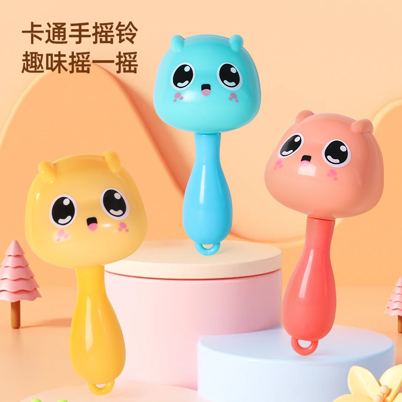 Ручной молоток супермена погремушка 0-3 месяца новорожденный успокаивающая игрушка