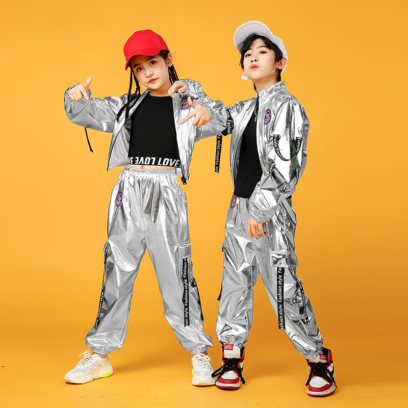 New Year's Day Children's Street Dance Astronaut Space Suit Hip-Hop Cool Catwalk Trendy Suit Drum Jazz Performance Suit