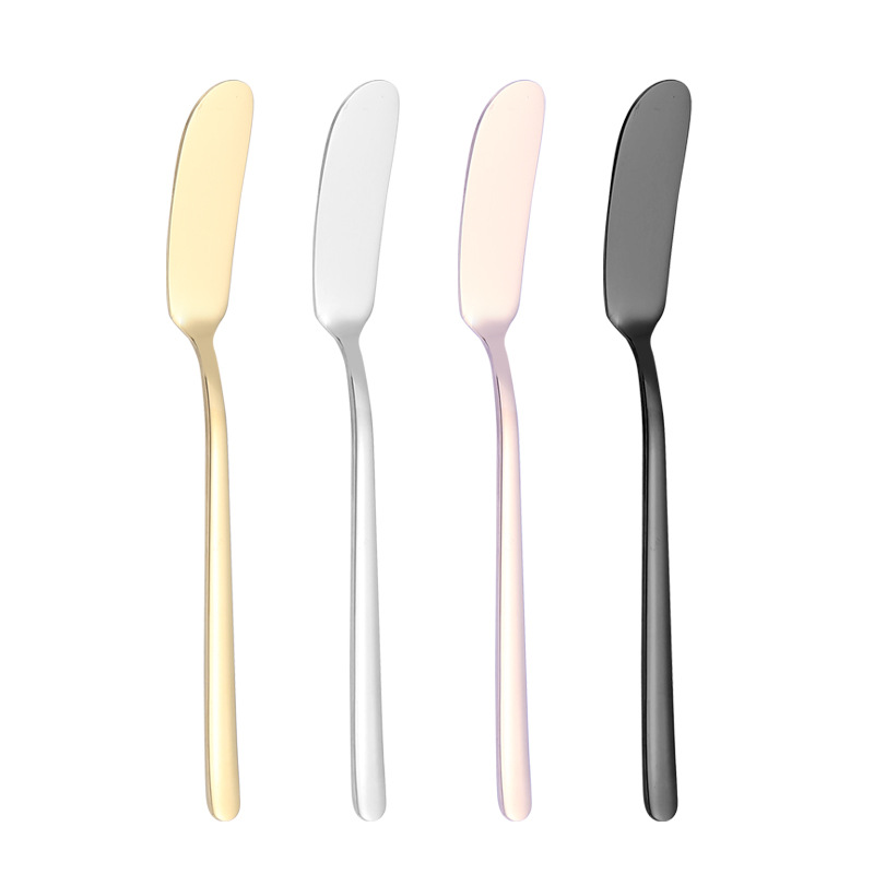 Cross-border 304 stainless steel butter knife spatula Western food hotel cheese decorating knife jam knife butter knife butter knife