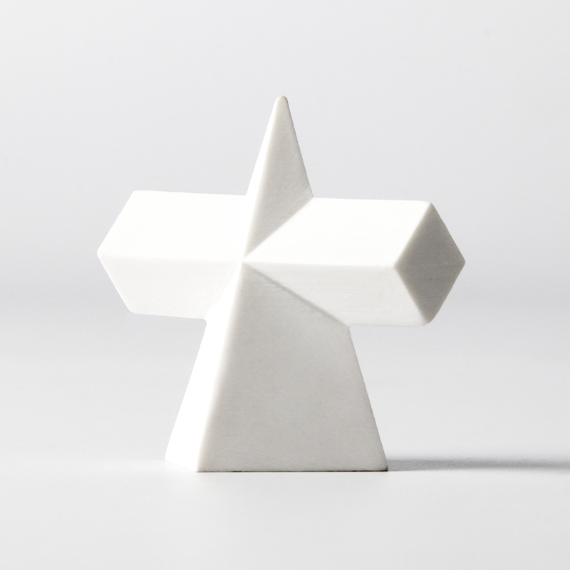 Gypsum geometry resin model gypsum decoration sketch geometry photography props gypsum model art teaching aids