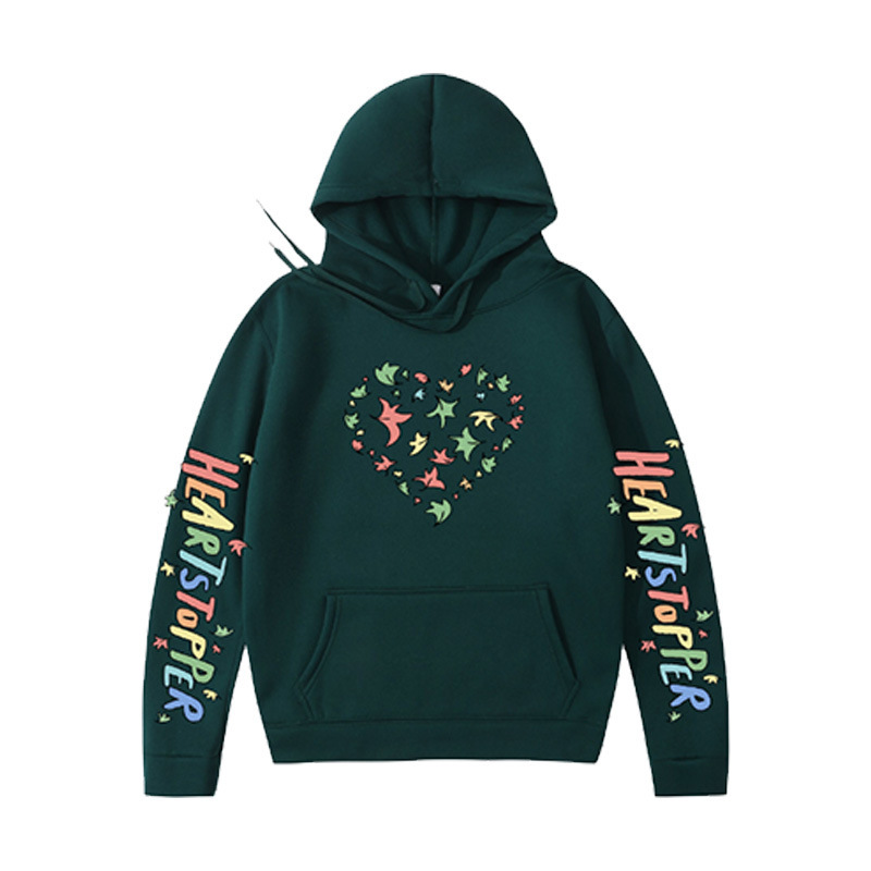 Cross-Border Autumn and Winter New Nick and Charlie British Drama Heartstopper Jacket Loose Hooded Sweatshirt