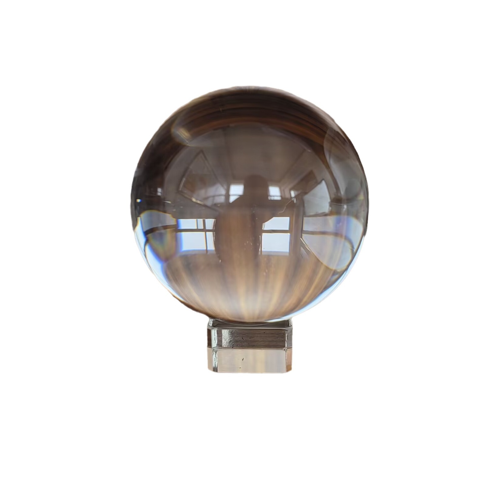 Crystal ball transparent light ball home decoration desktop decoration living room bedside office