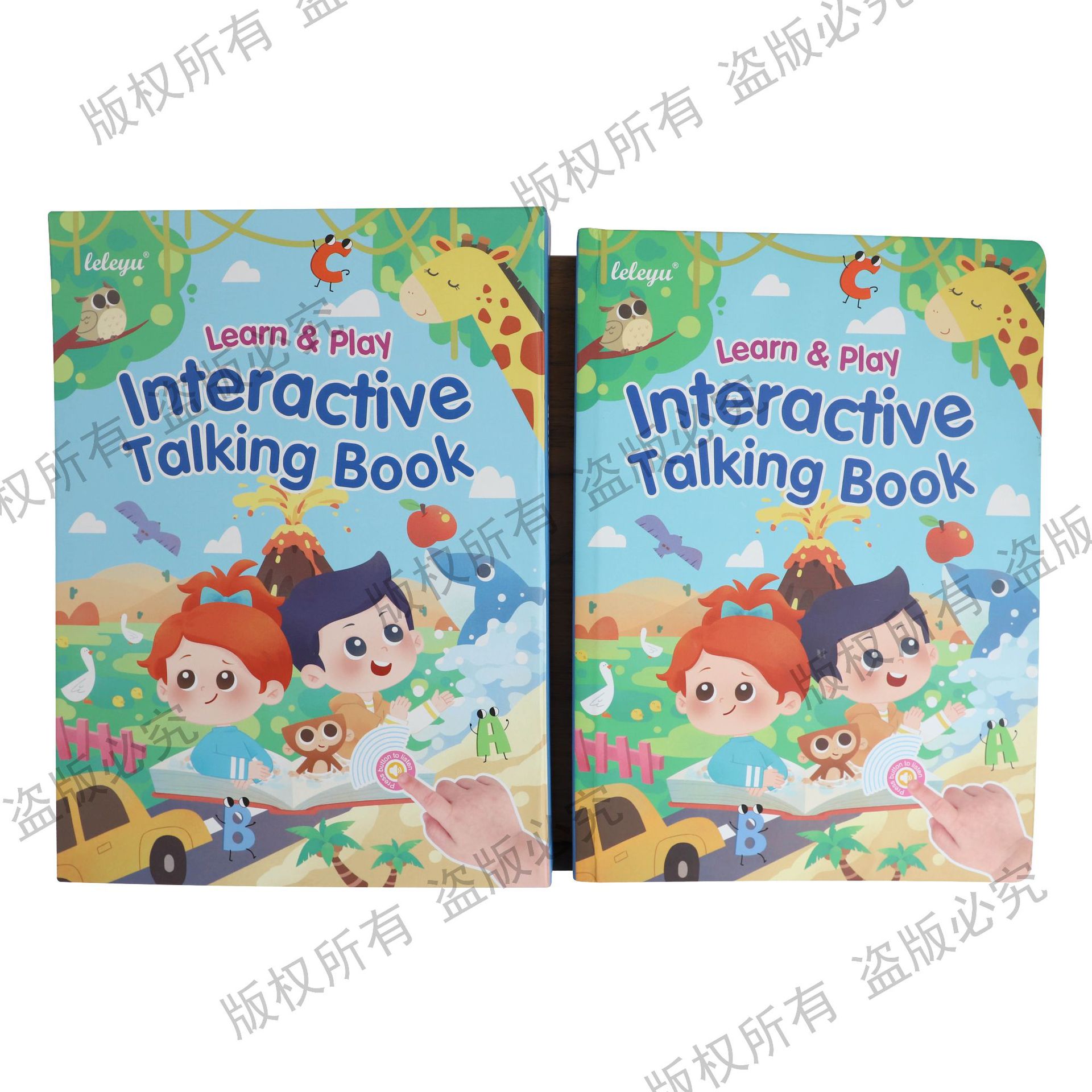 New Cross-border English Word Point Reading English Children's Early Education Interesting Learning Books Toys Intelligent Sound Enlightenment