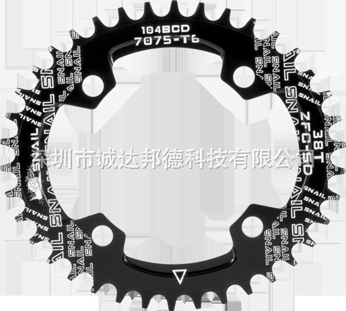 SNAIL positive and negative tooth plate tooth plate mountain bike single plate 96/104BCD disc Oval 32T/34t/38 tooth