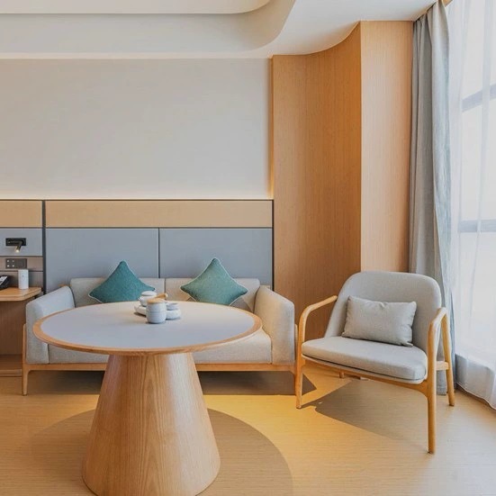 Nordic Leisure Chair Guest Room Single Chair Lobby Reception Sofa Chair All-Season Chain Hotel Same Style Sofa Coffee Table