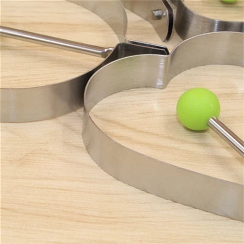 Thickened stainless steel omelette model Love-shaped omelette mold creative omelette ring omelette poached egg grinding tool